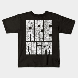 Arequipa, Peru City Map Typography - Light Kids T-Shirt